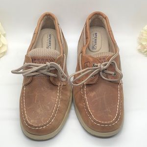 Leather Sperry Top Siders